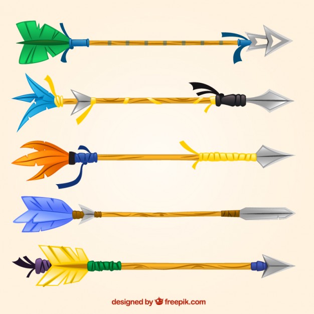 Colorful Indian Arrows Vector Free Download 626x626 Colorful Indian Arrows Vector Free Download