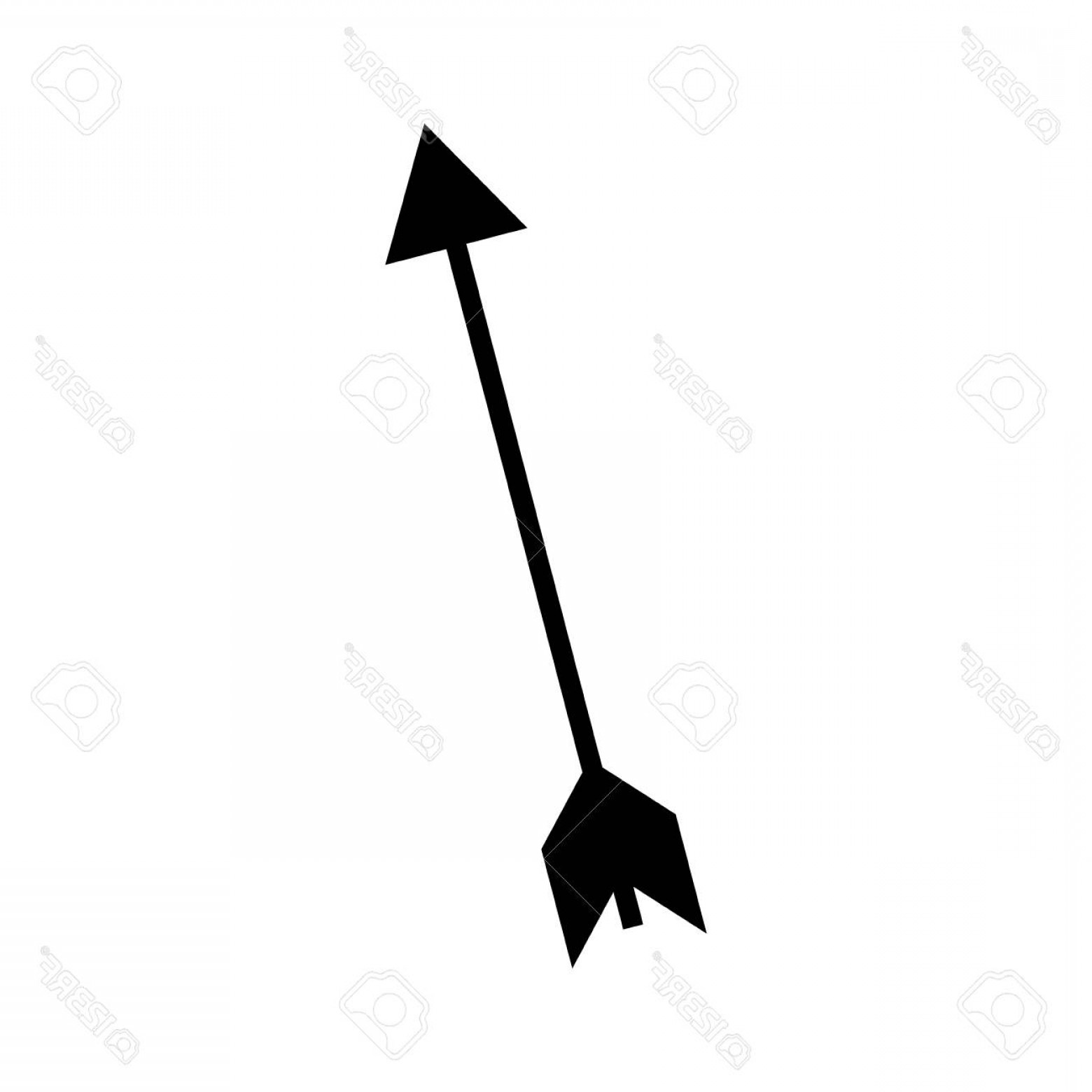 Photostock Vector Black Silhouette Indian Arrow Isolated Icon 1560x1560 Photostock Vector Black Silhouette Indian Arrow Isolated Icon