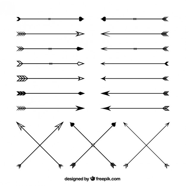 Variety Of Arrows Vector Free Download 626x626 Variety Of Arrows Vector Free Download