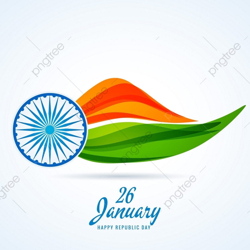 800x800 Indian Republic Day Background Vector Design Illustration, Flag