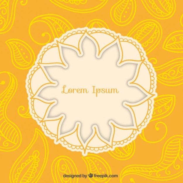 626x626 Frame On Indian Background Free Vector