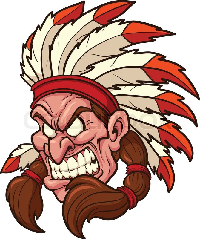 670x800 Indian Chief Mascot Vector Clip Art Stock Vector Colourbox