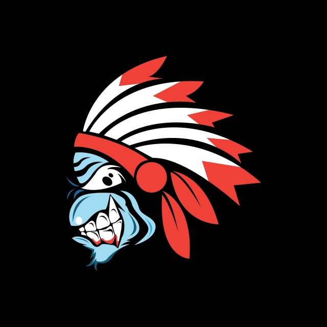 640x640 North American Indian Chief Vector Illustration, Chief, American