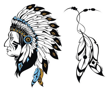 450x371 North American Indian Chief