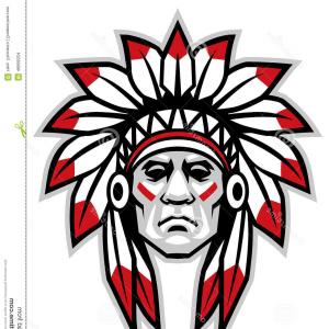 300x300 Stock Illustration Indian Chief Vector Head Mascot Image Studiogrfx