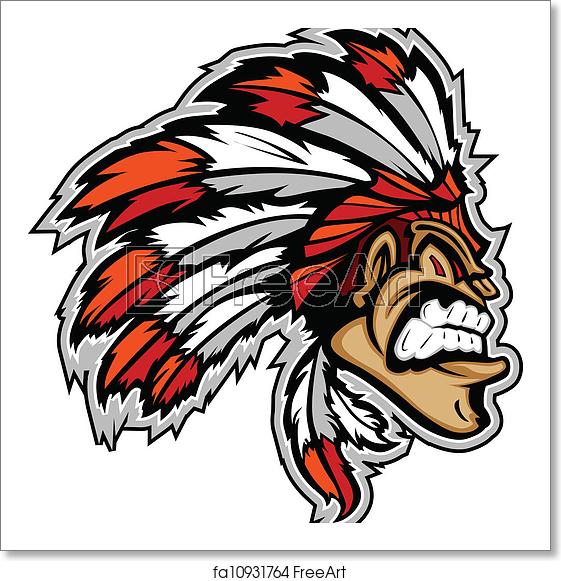 Indian Chief Vector at Vectorified.com | Collection of Indian Chief ...