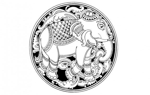 626x396 Indian Elephant Vector Free Download