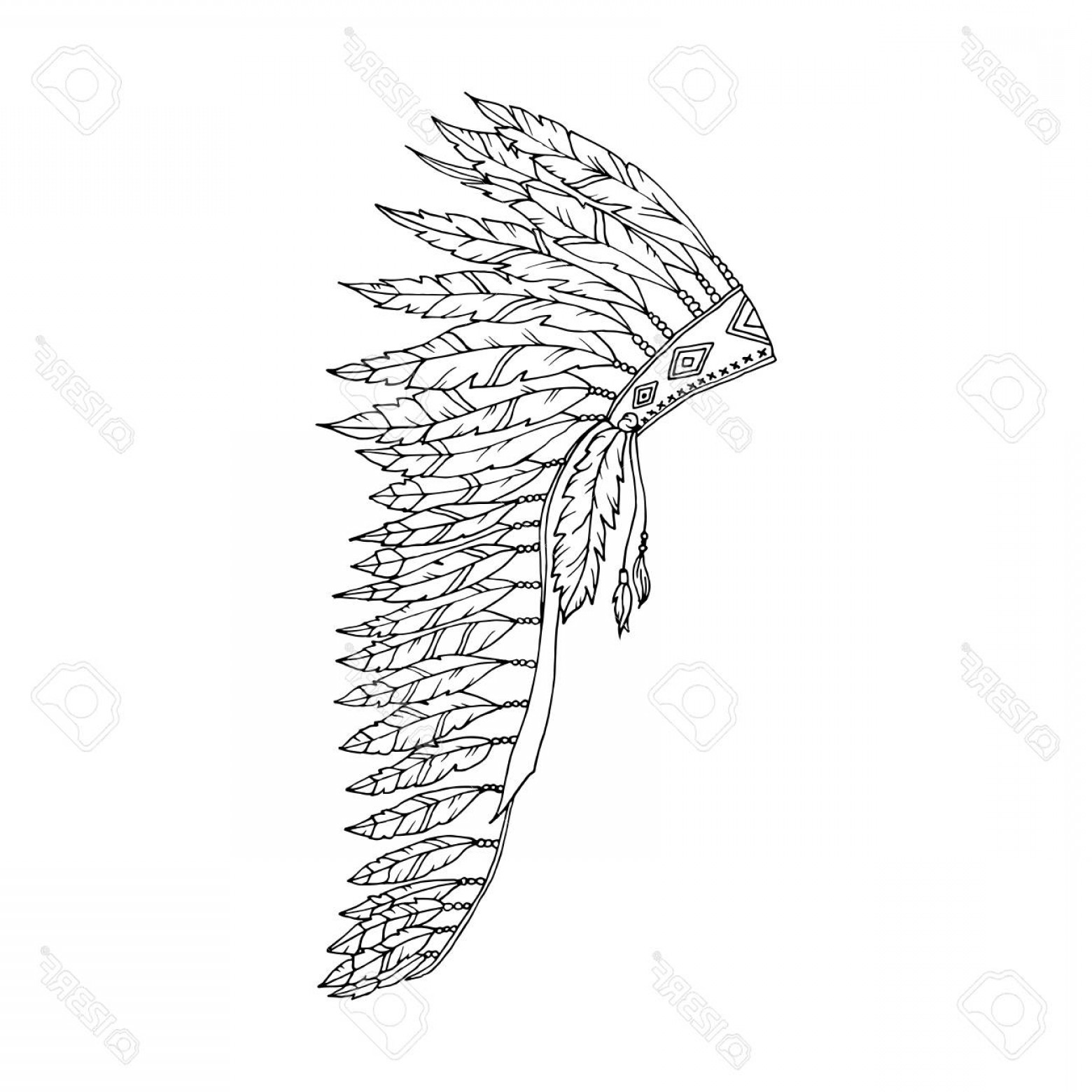 Indian Feather Vector at Vectorified.com | Collection of Indian Feather ...