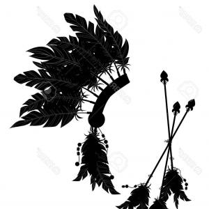 300x300 Native American Boho Feathers Arrows And Crystal Vector Clipart