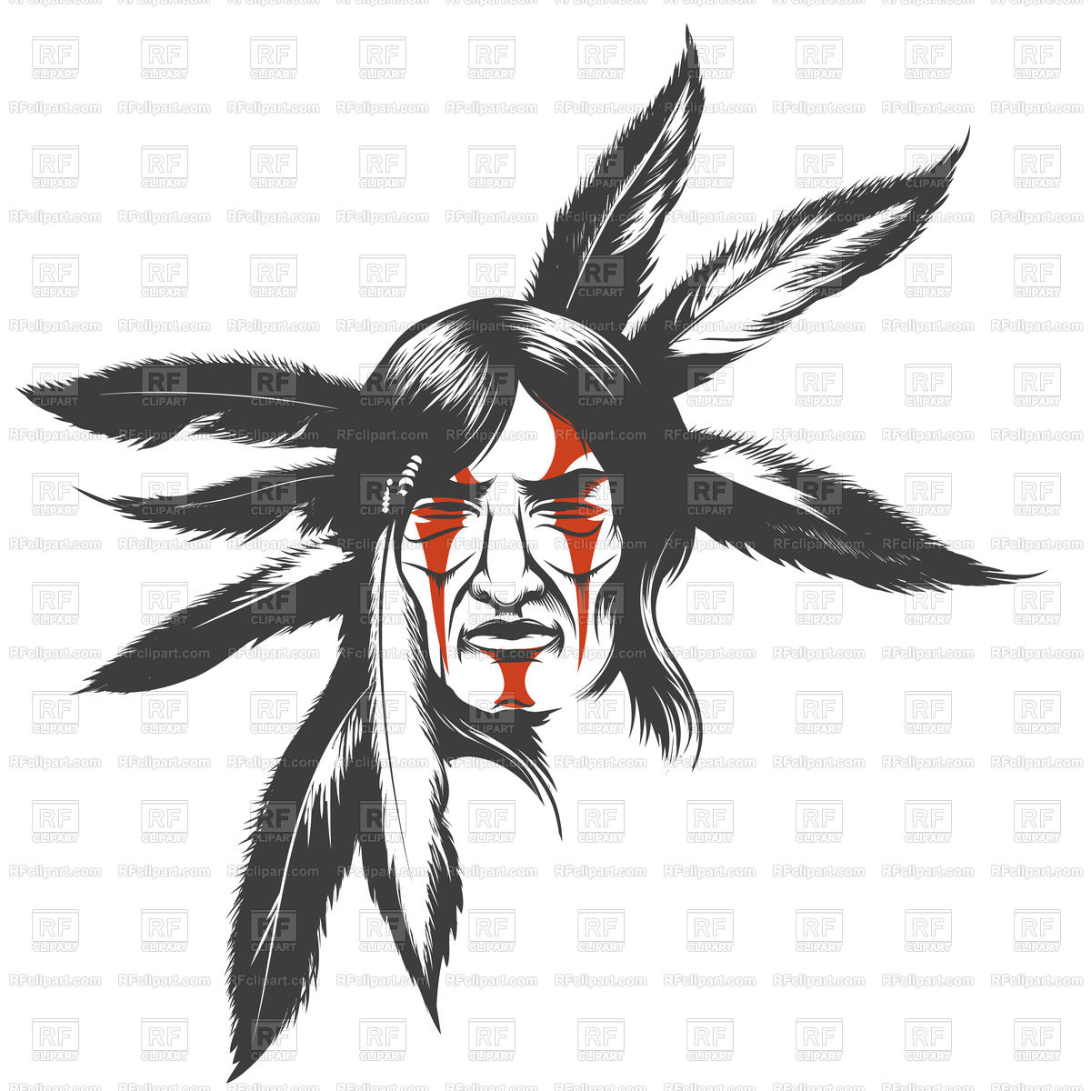 1200x1200 Face Of Native American Indian Warrior
