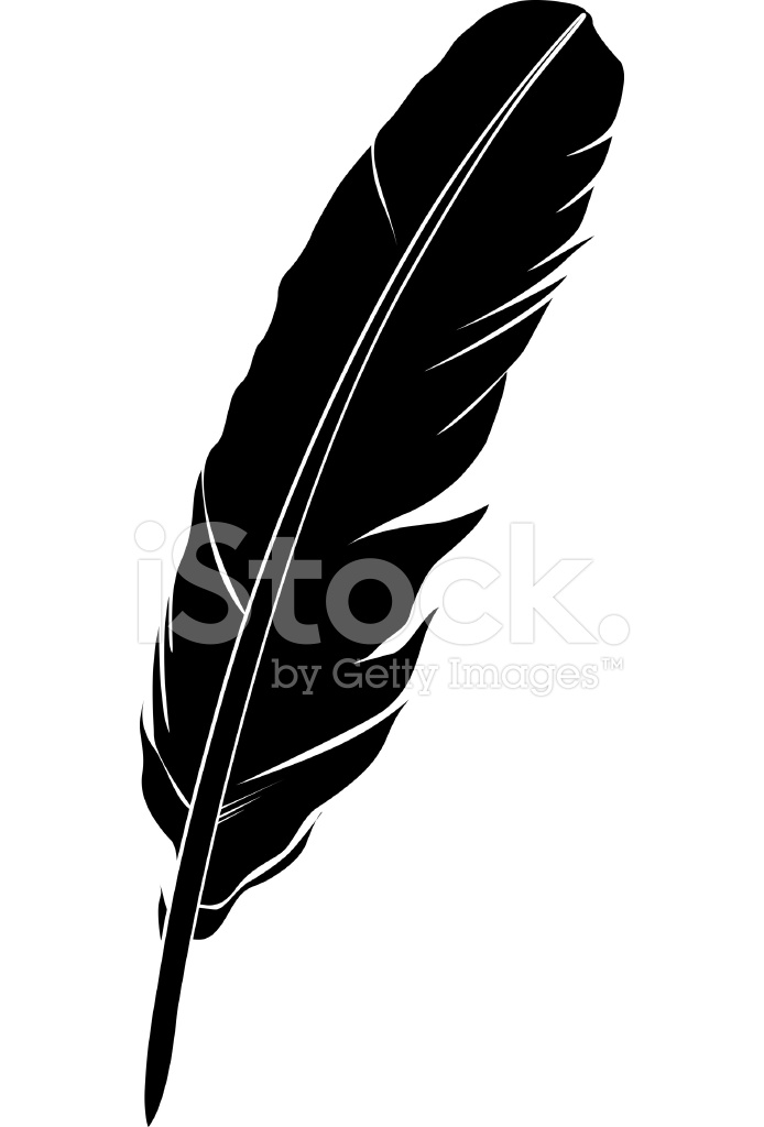 694x1024 Feather Stock Vector