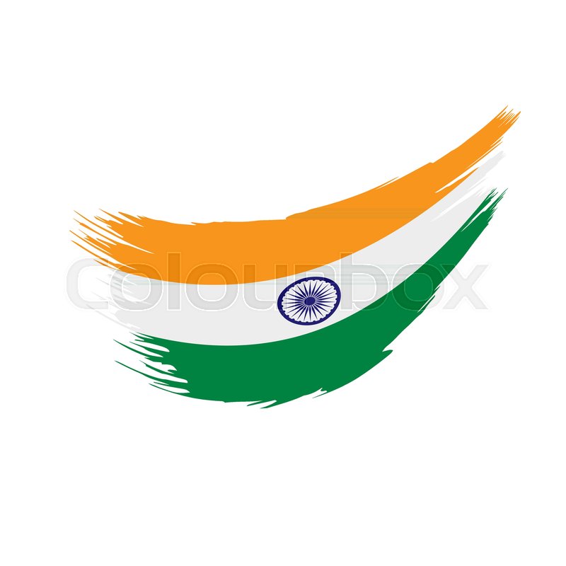 800x800 India Flag, Vector Illustration On A Stock Vector Colourbox