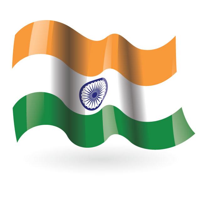 660x660 India Wavy Flag