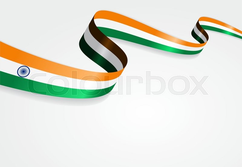 800x553 Indian Flag Wavy Abstract Background Stock Vector Colourbox