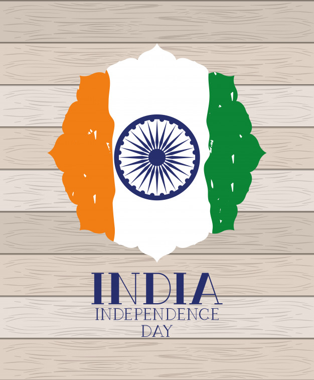 626x757 Independence Day Indian Flag Vector Free Download