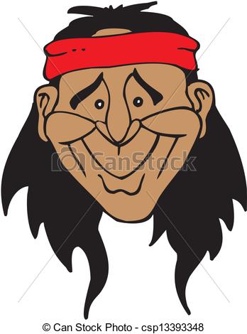 Indian Chief Mascot Head 348x470 Indian Chief Mascot Head