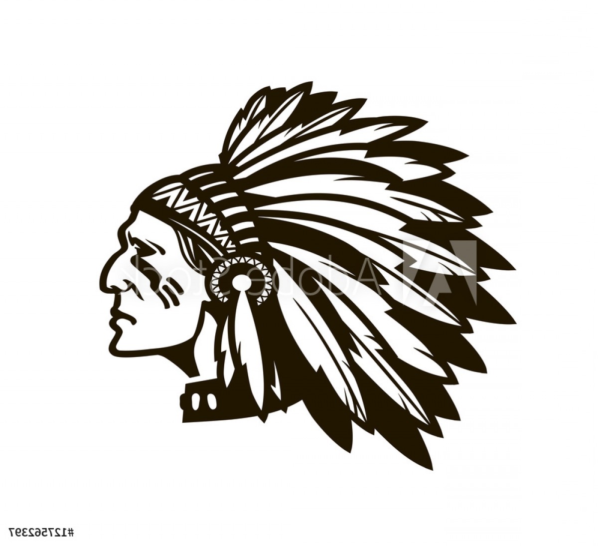 Indian Head Vector at Vectorified.com | Collection of Indian Head ...