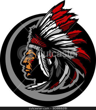 American Native Indian Chief Mascot Head Vector Graphic Stock Vector 406x464 American Native Indian Chief Mascot Head Vector Graphic Stock Vector