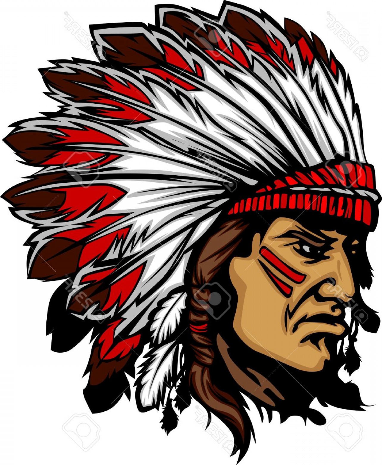 Indian Head Vector at Vectorified.com | Collection of Indian Head ...