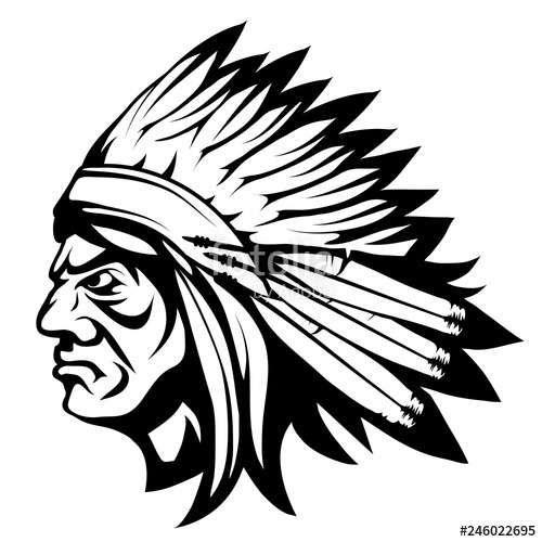 Indian Head Vector at Vectorified.com | Collection of Indian Head ...