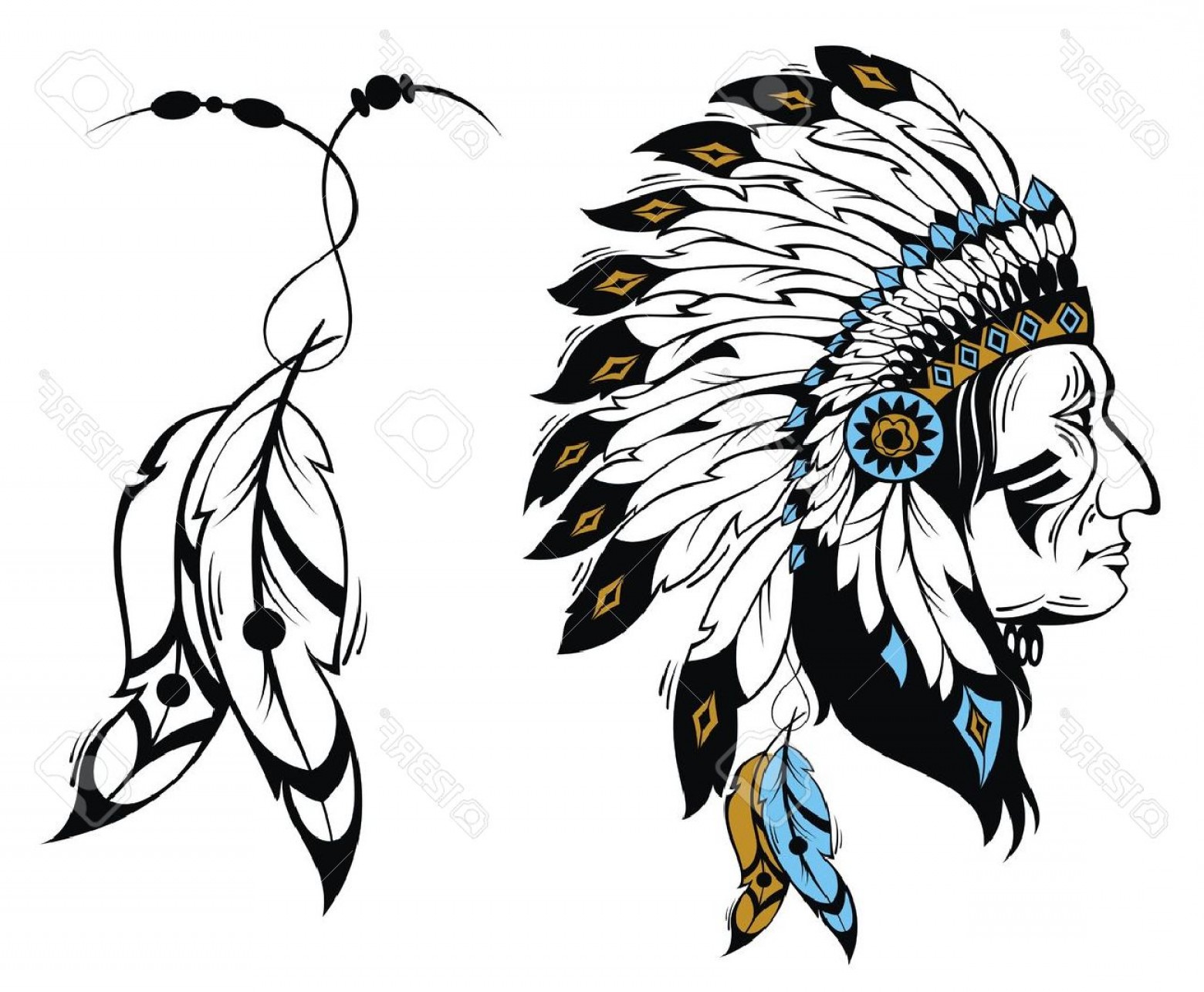 1560x1286 Indian Head Vector Art Geekchicpro