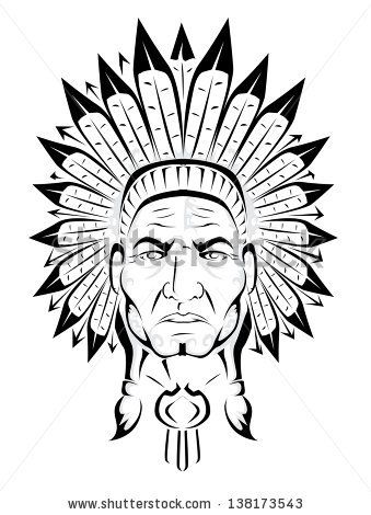 339x470 American Indian Chief Lacrosse Indian Drawing, Native American