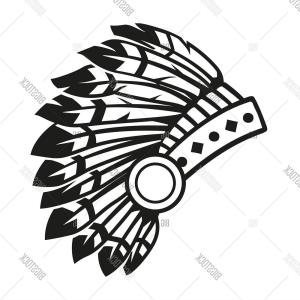 American Indian Headdress And Tomahawks Stencil Vector Hoodamath 300x300 American Indian Headdress And Tomahawks Stencil Vector Hoodamath