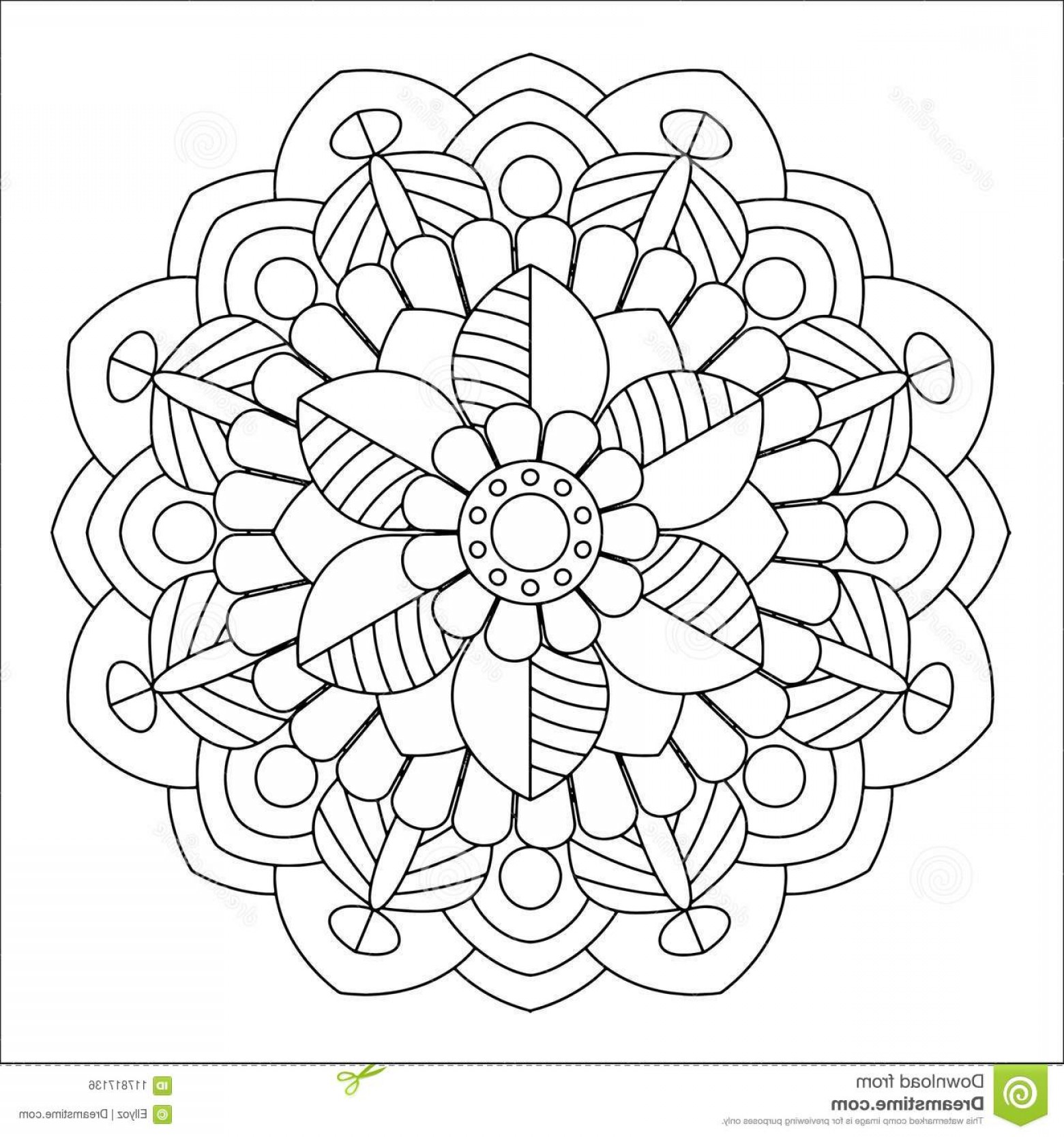 Flower Mandala Vector Illustration Oriental Pattern Vintage 1560x1668 Flower Mandala Vector Illustration Oriental Pattern Vintage