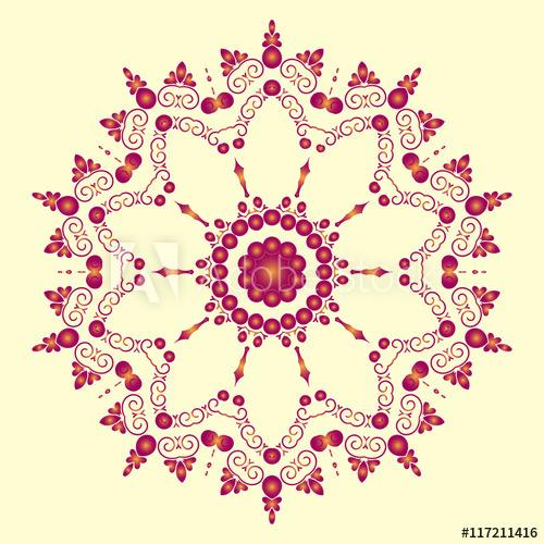 Vector Illustration Of Glow Mandala Vector Pattern Vector 500x500 Vector Illustration Of Glow Mandala Vector Pattern Vector