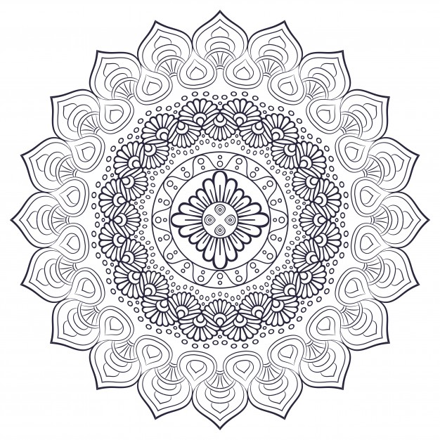 Vector Indian Mandala Vector Free Download 626x626 Vector Indian Mandala Vector Free Download