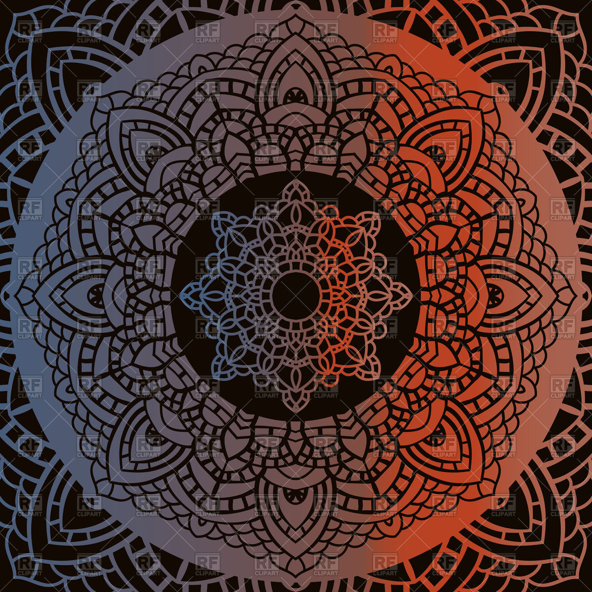 1200x1200 Vintage Mandala