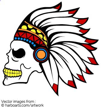 Download Indian Skull 335x355 Download Indian Skull