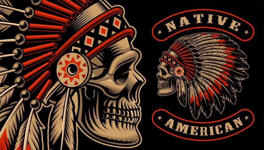 Vector Illustration Of An Indian Skull 864x490 Vector Illustration Of An Indian Skull