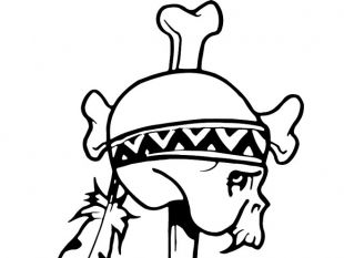 Indian Skull Vector Free Vectors Ui Download 310x233 Indian Skull Vector Free Vectors Ui Download