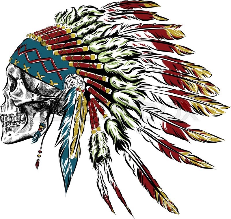 Hand Drawn Native American Indian Stock Vector Colourbox 800x760 Hand Drawn Native American Indian Stock Vector Colourbox