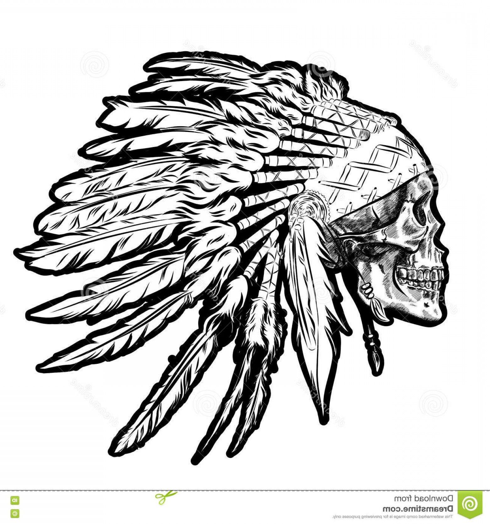 Indian Skull Vector at Vectorified.com | Collection of Indian Skull ...