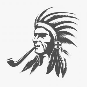 Indian Native American Skull Vector Cqrecords 300x300 Indian Native American Skull Vector Cqrecords