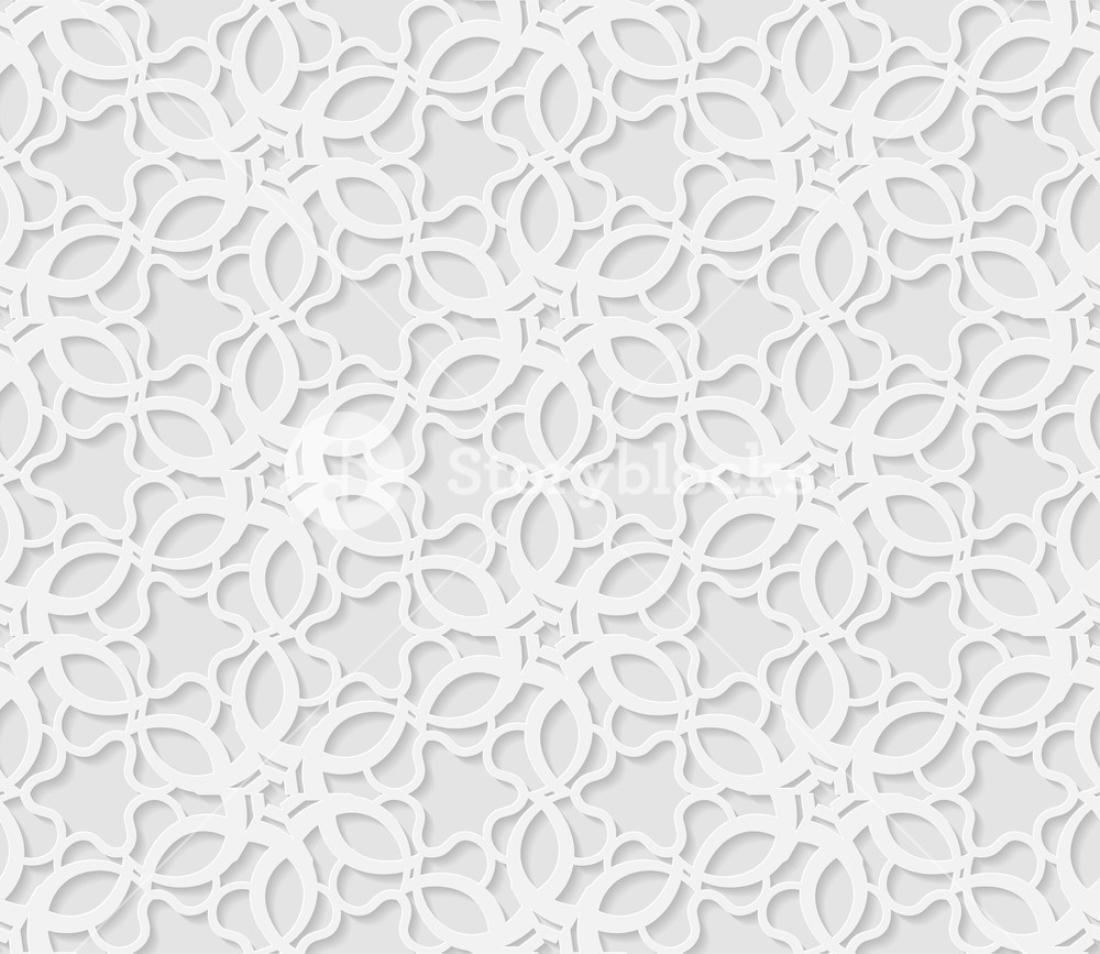 1000x867 Seamless Arabic Geometric Pattern, White Pattern, Indian