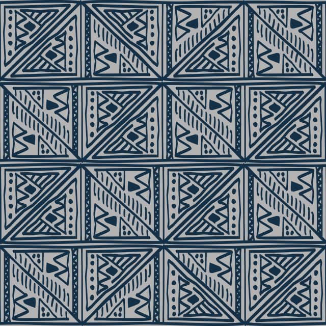 640x640 Tribal Seamless Pattern Vector Hand Drawn Batik Motif Ready