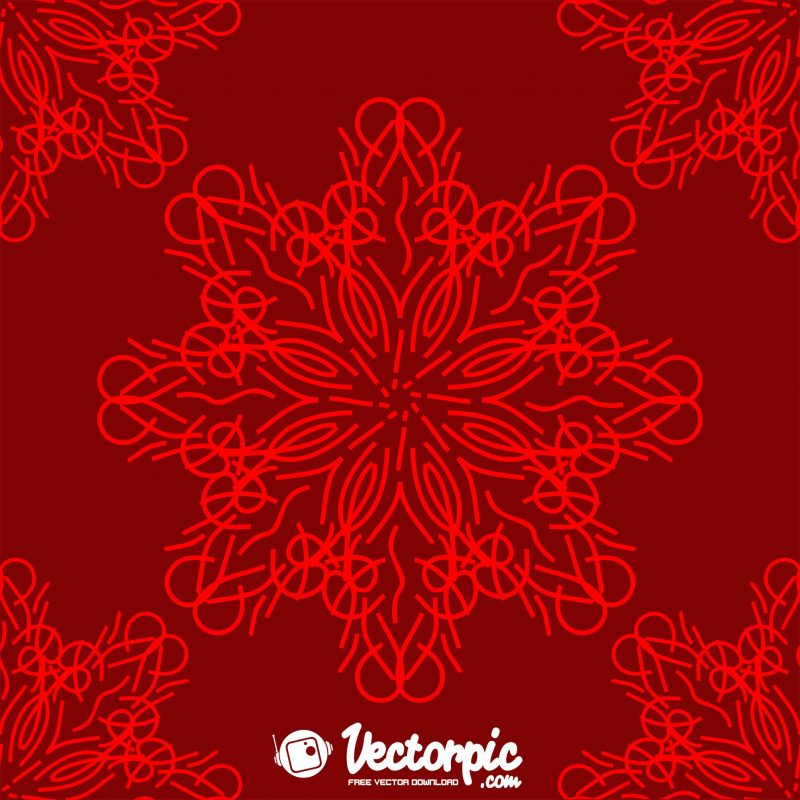 800x800 Indian Texture Pattern Seamless Red Color Free Vector