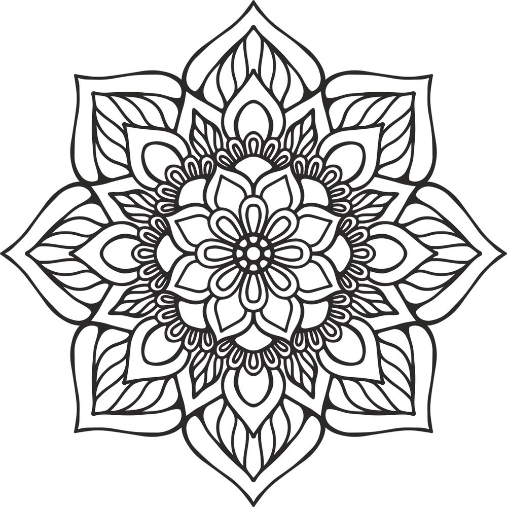 Mandala Indian Vector Free Vector Cdr Download 1000x1000 Mandala Indian Vector Free Vector Cdr Download