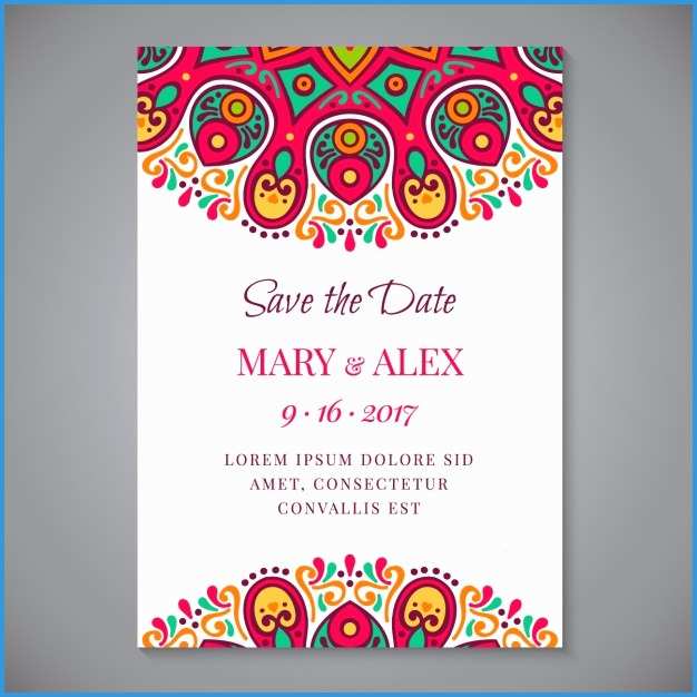 626x626 Save The Date Indian Wedding Templates Free Pretty Mandala Wedding