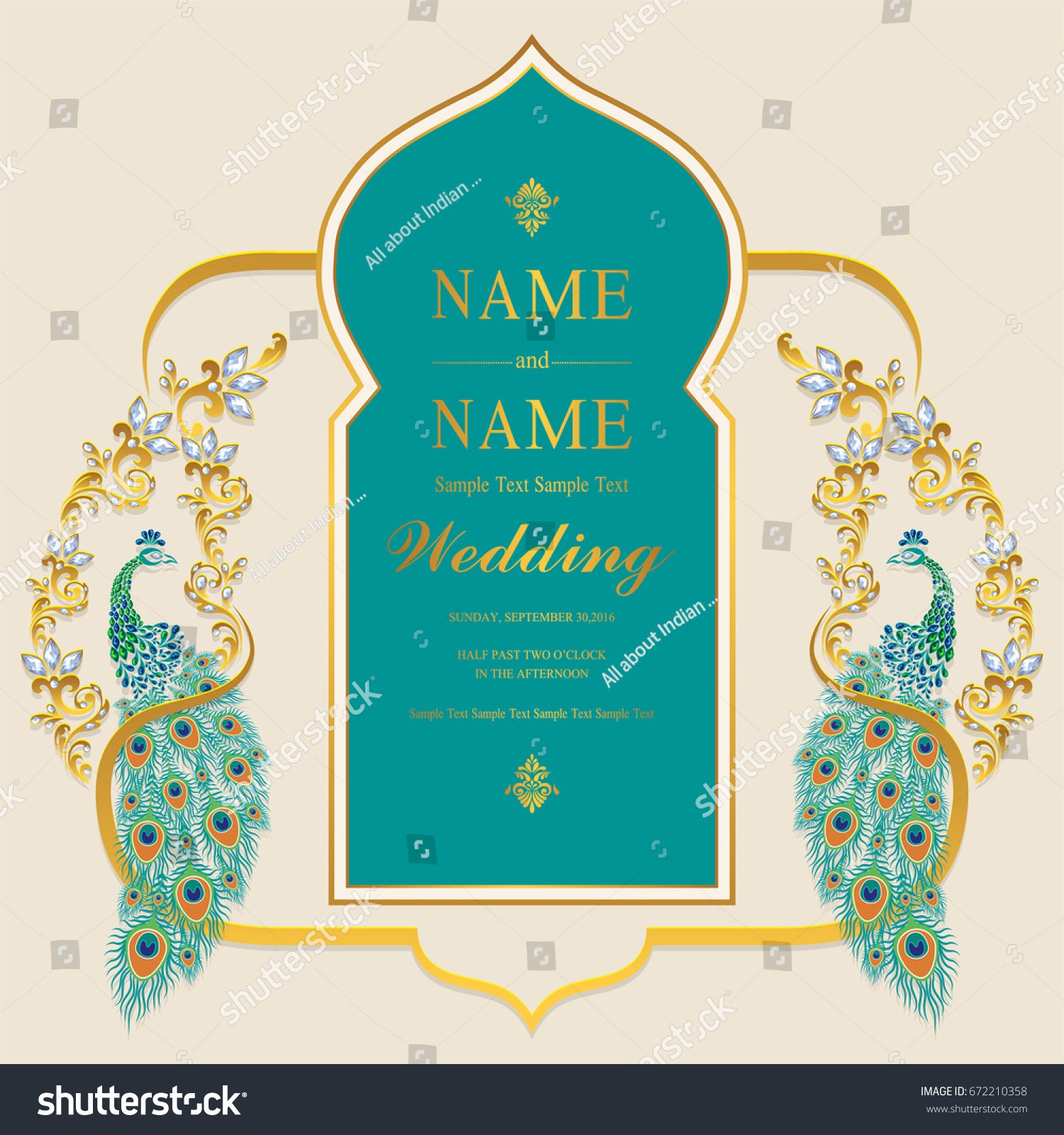 1500x1600 Indian Wedding Invitation Indian Wedding Invitation Card Templates