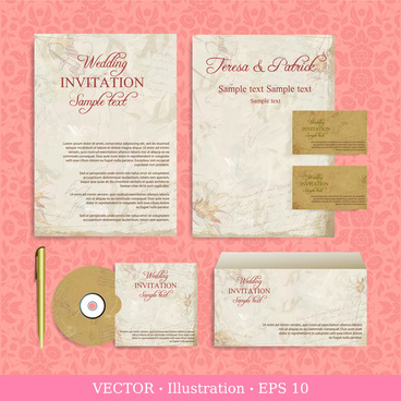 368x368 Wedding Invitation Vector Free Vector Download