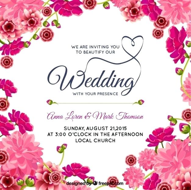 626x625 Marriage Invitation Card Template Free Download