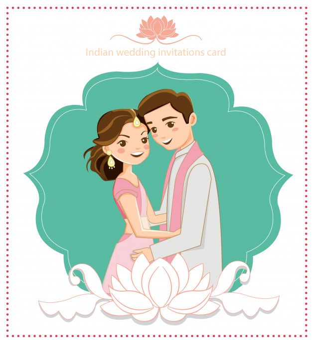 Cute Indian Couple For Wedding Card Premium Vector Couple 626x684 Cute Indian Couple For Wedding Card Premium Vector Couple
