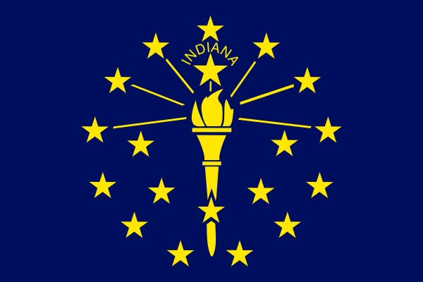 600x400 Free Indiana Flag Images Gif, Pdf, Png