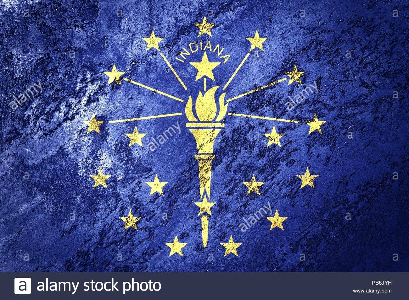 1300x956 State Of Indiana Flag Grunge State Flag Flag Background Grunge