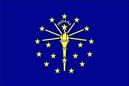 450x300 Indiana State Flag Coloring