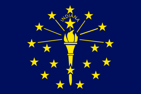 450x300 Free Indiana Flag Images Gif, Pdf, Png